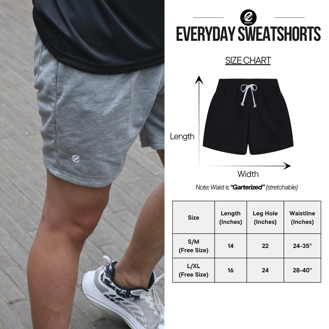 Everyday Sweat Shorts with E42 Logo