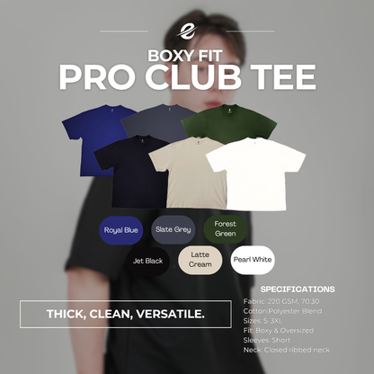 Boxy Fit Pro Club Tee