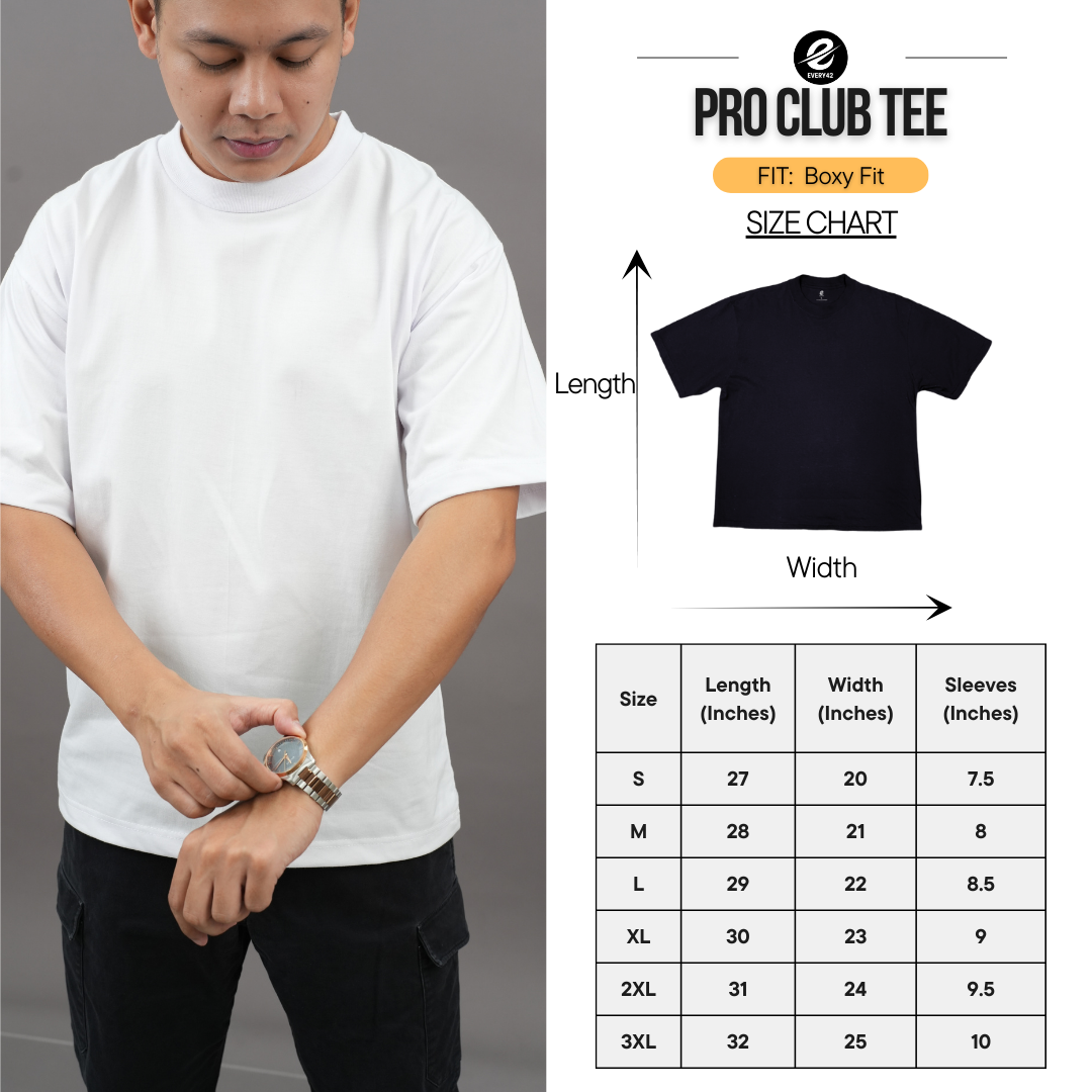 Boxy Fit Pro Club Tee