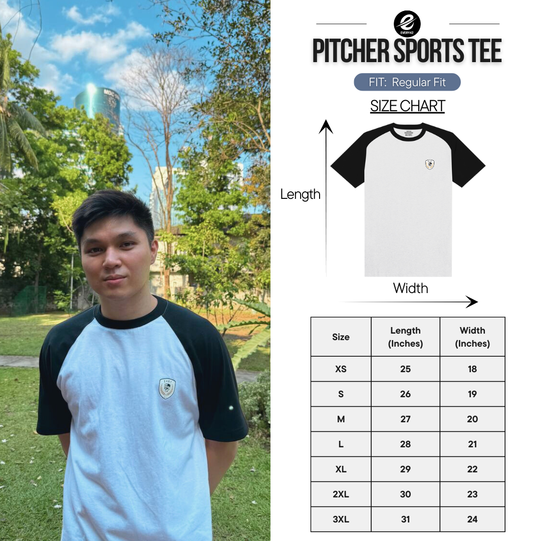 EVERY42 Classic Fit Pitcher Sports Tee