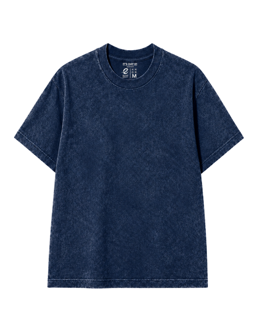 Acid Wash Terry Tee