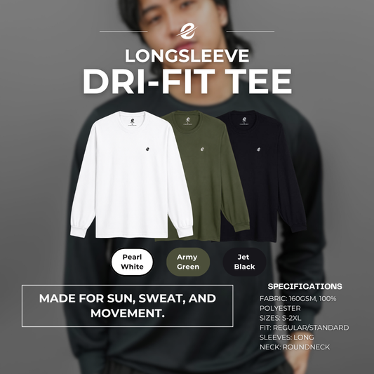 EVERY42 Long Sleeves Dri Fit Tee